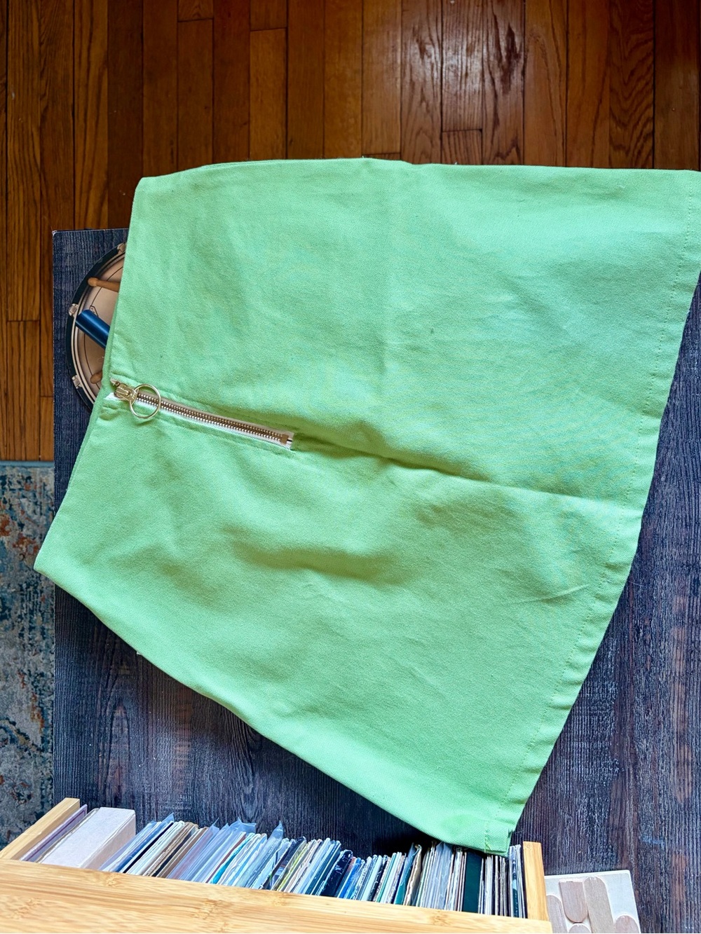 Rare Nooworks A-Line Lime Green Mini Skirt - Picture 3 of 9